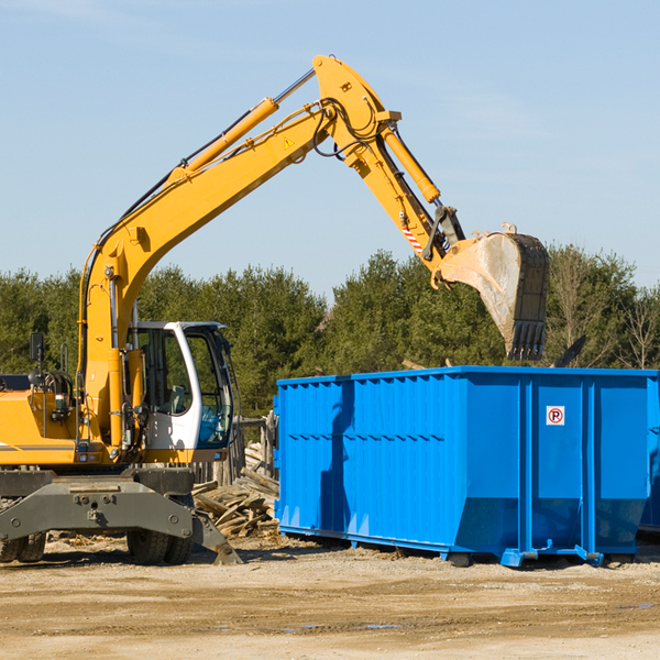 what size residential dumpster rentals are available in Ossining NY